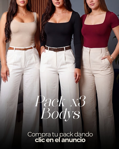 PACK X3 BODYS